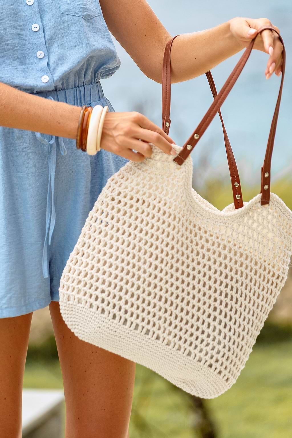 Lucky Day Beige Bag