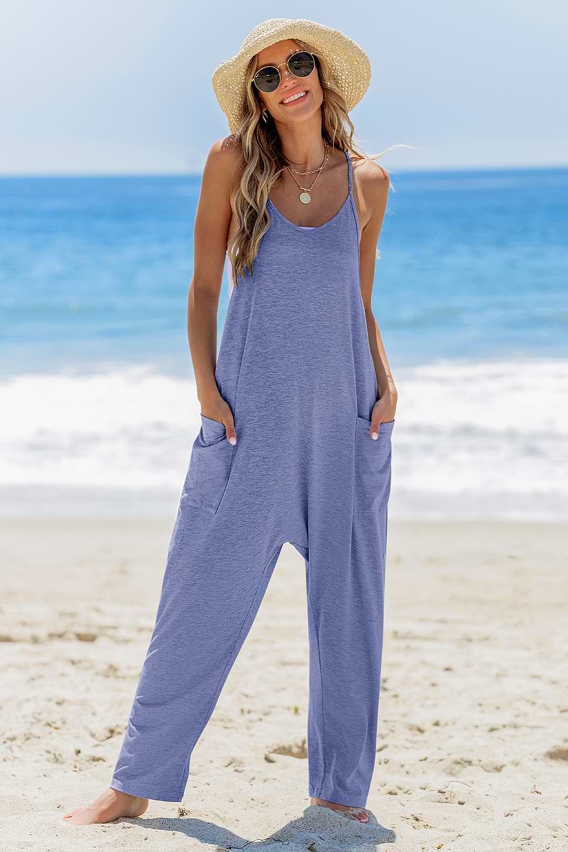 Lazy Sunday Blue Jumpsuit
