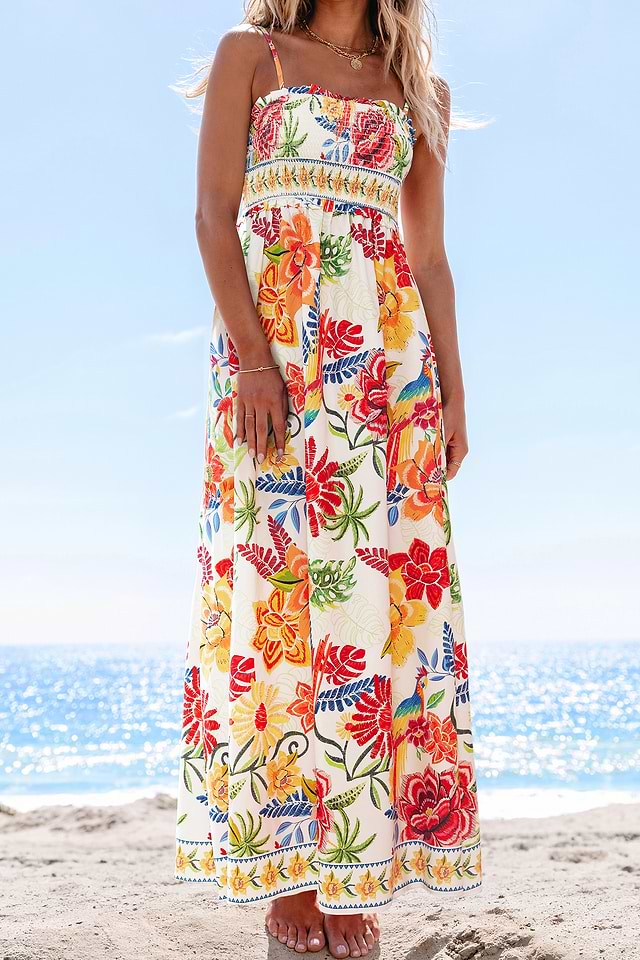 colorful floral maxi dress Just Feels Right Fuchsia Pink Floral Maxi Dress, Small - The Mint Julep Boutique