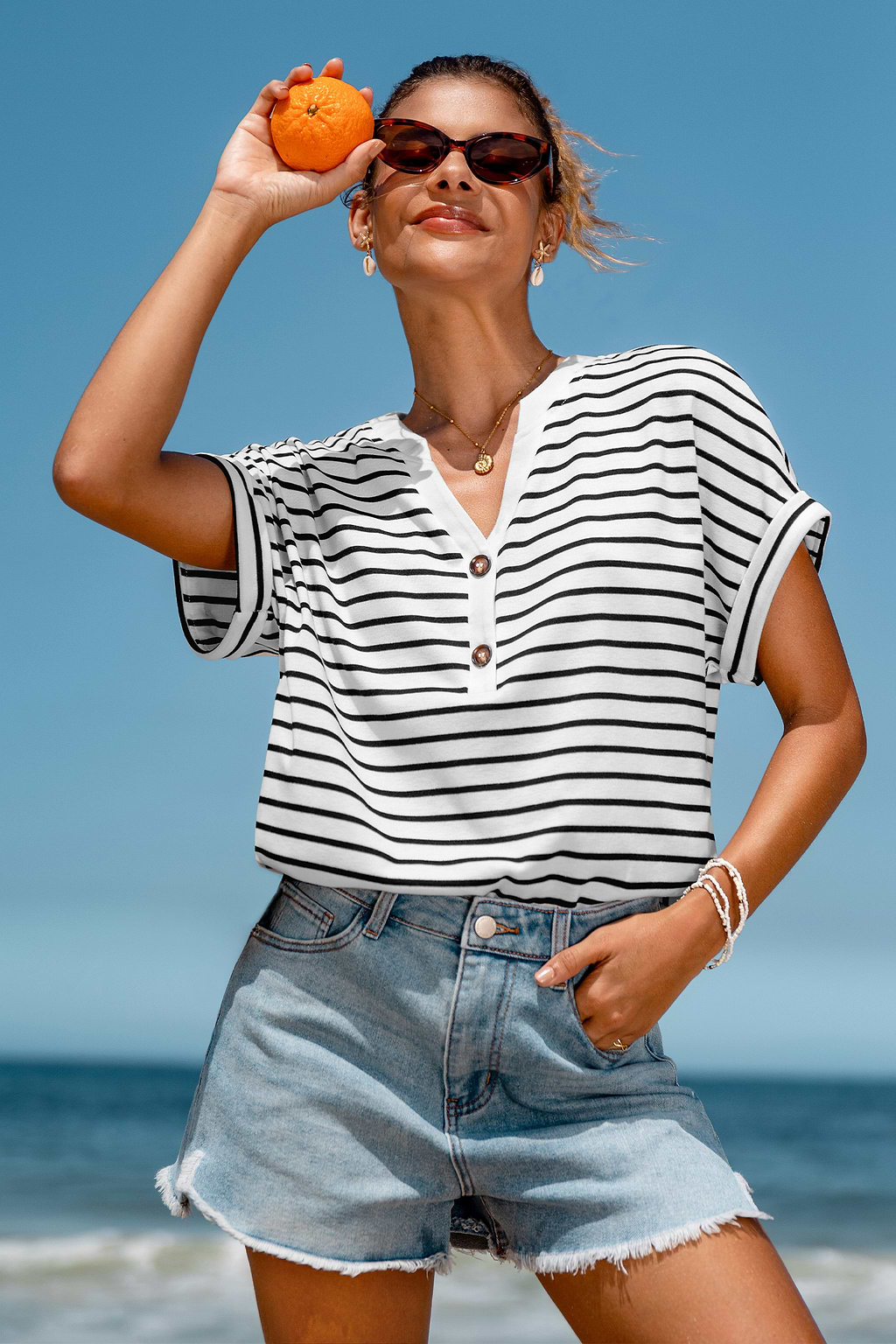 T-shirt rayé essentiel