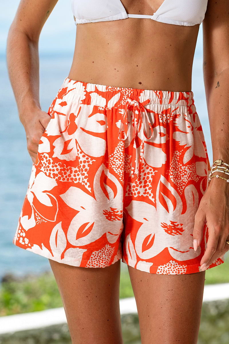 Summer Citrus Tropical Shorts
