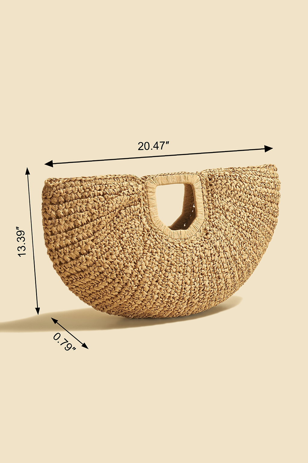 Hawaiian Sunset Straw Bag