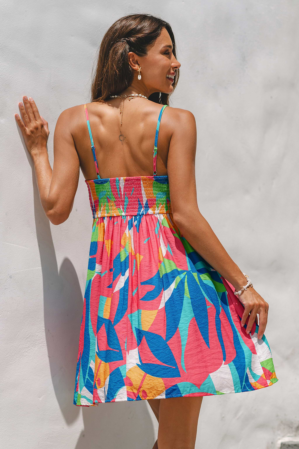 Good Energy Only Abstract Mini Dress