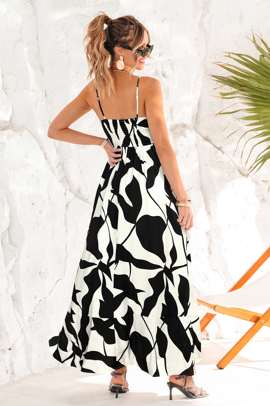 Polished Retreat Tropical Maxi Dress