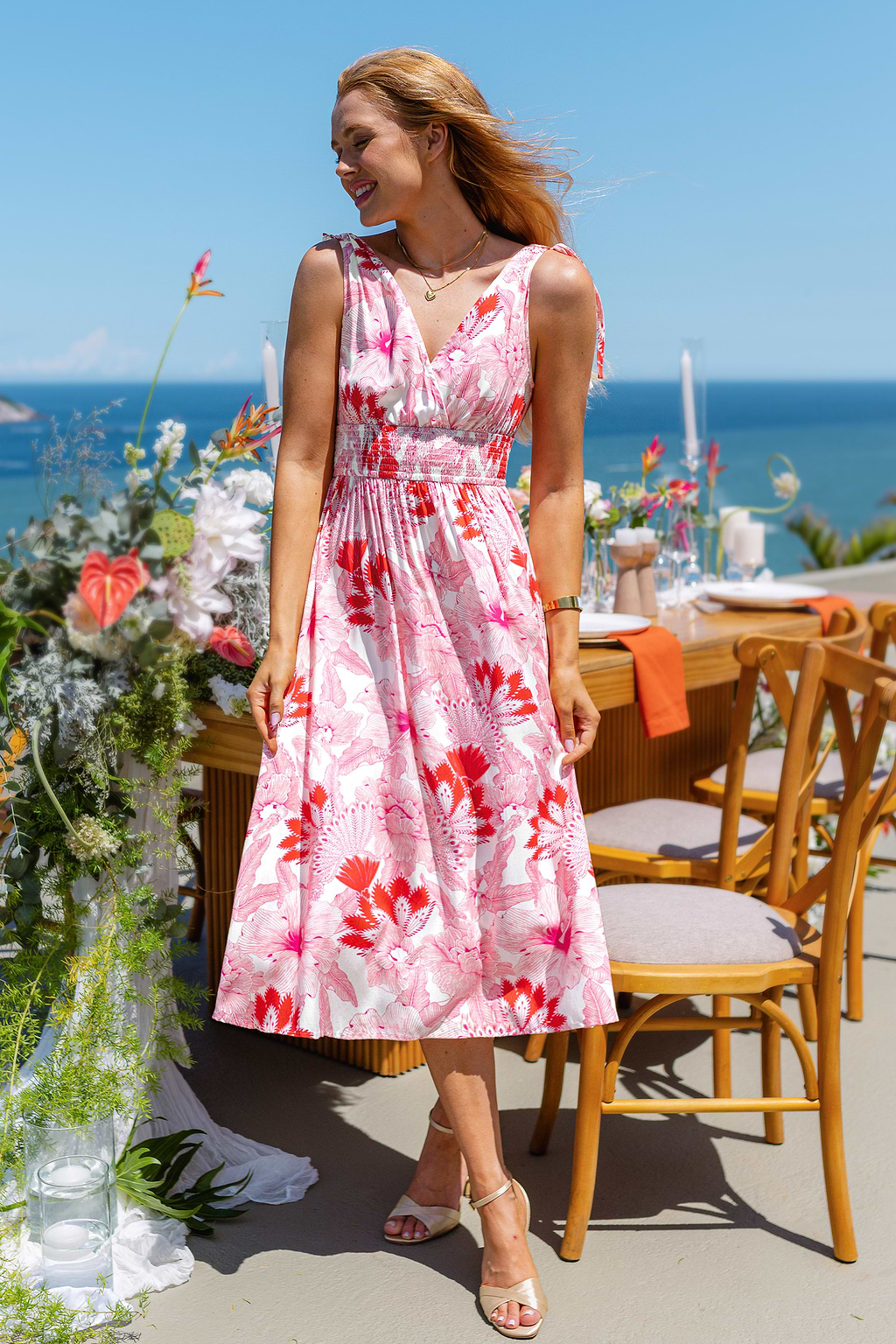 Love Language Paisley Midi Dress