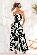 Polished Retreat Tropical Maxi Dress