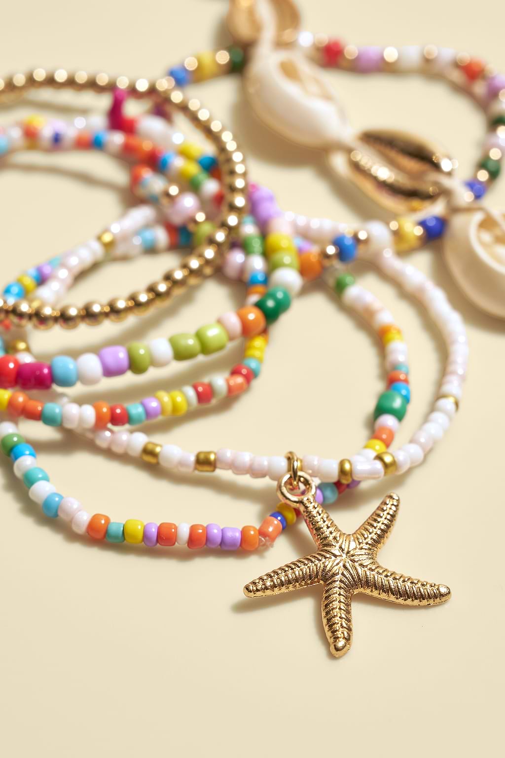 Buntes Perlen-Armband-Set