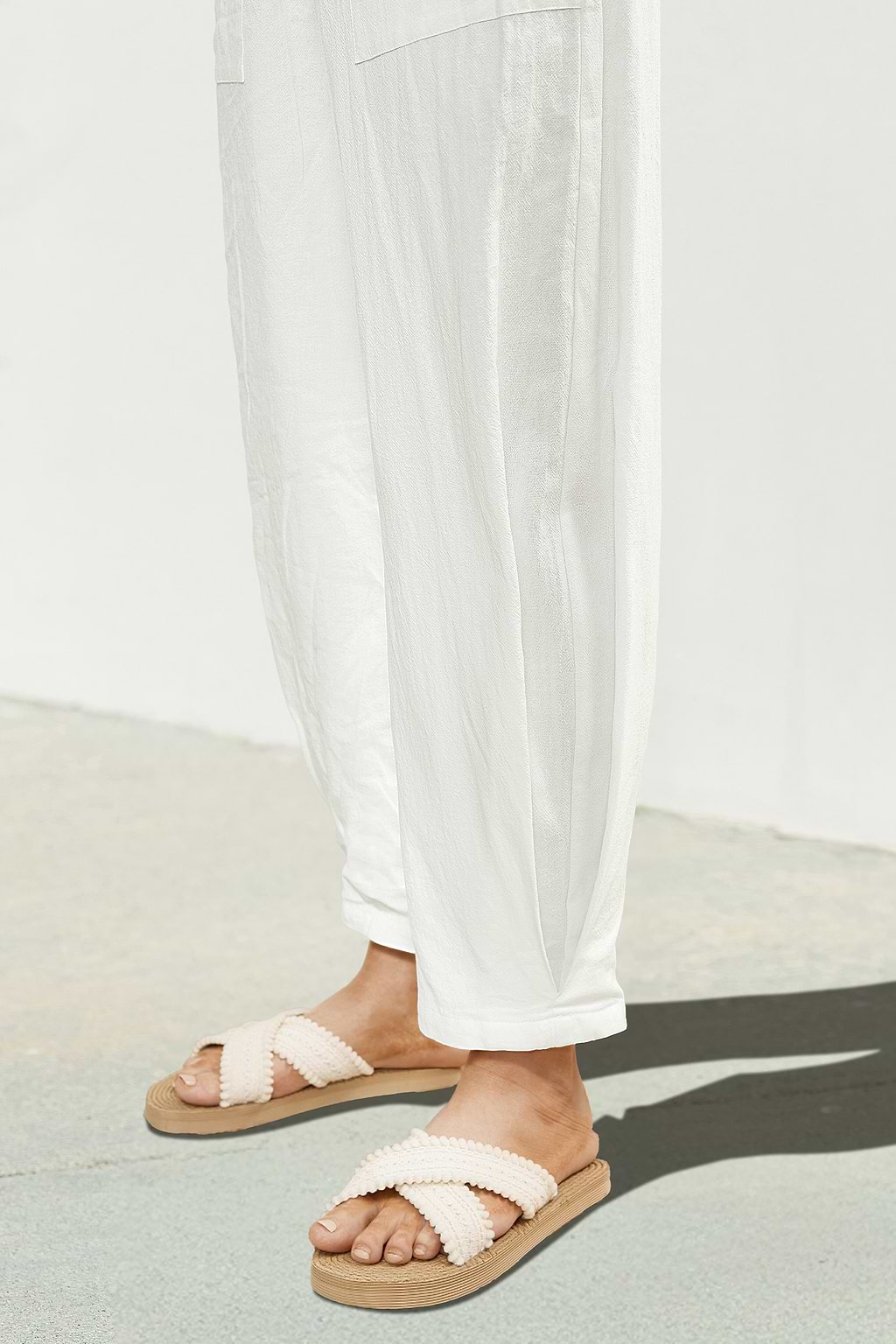 Seaside Escape White Pants