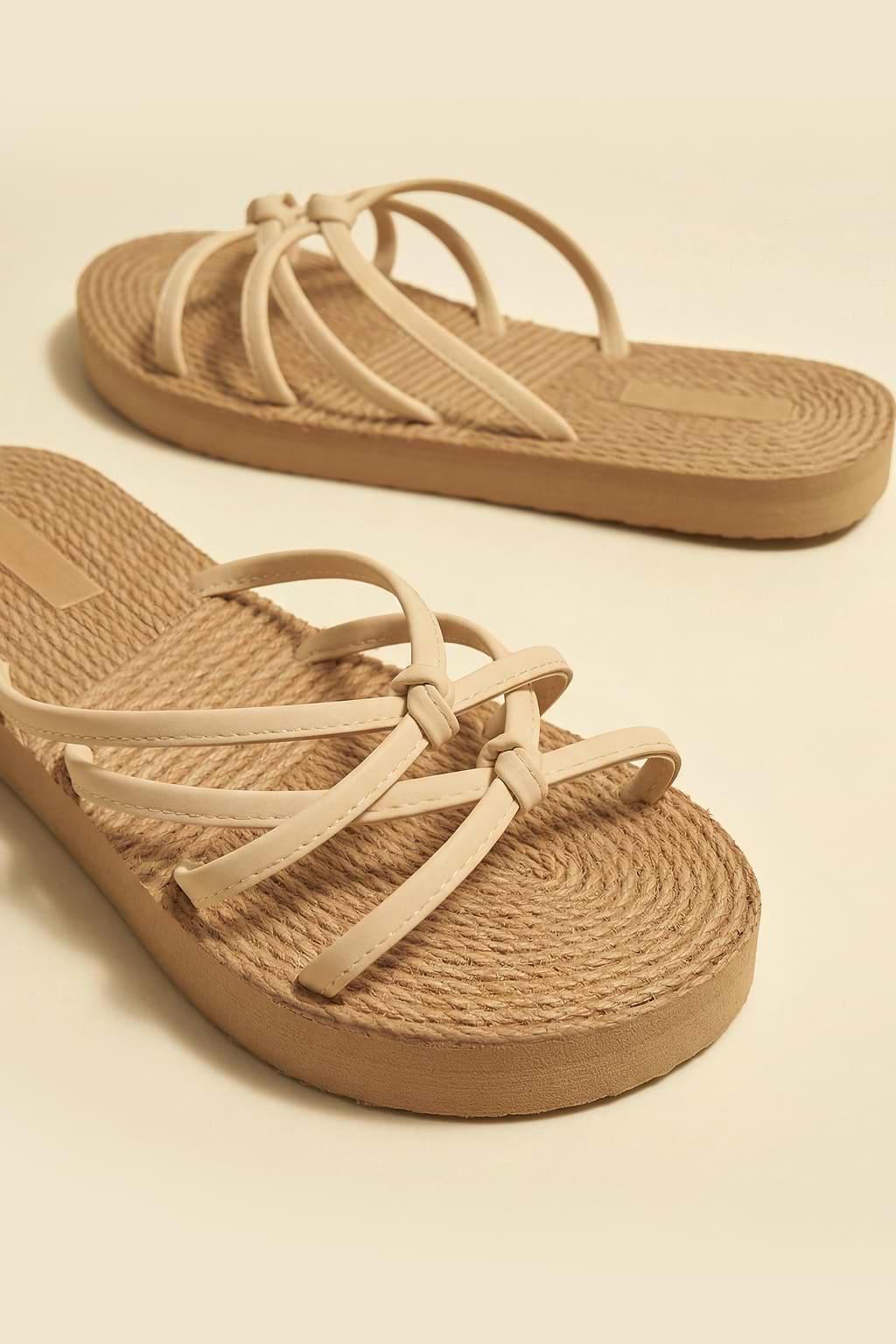 Kiss the Sun White Sandals