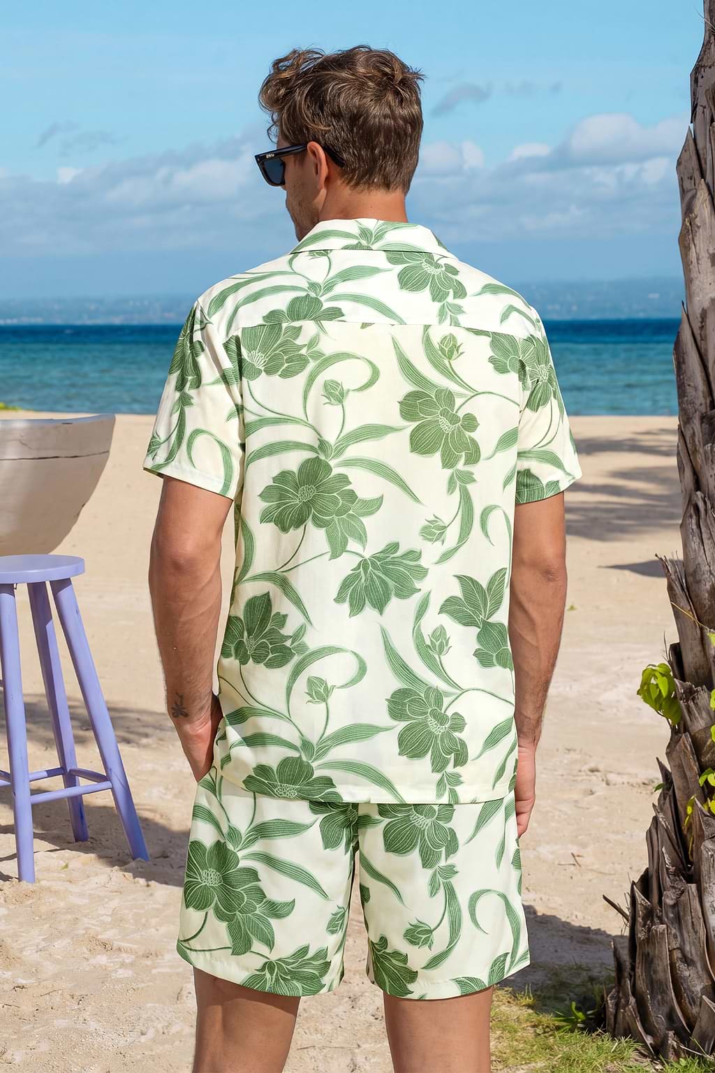 Chemise florale à l’allure légère