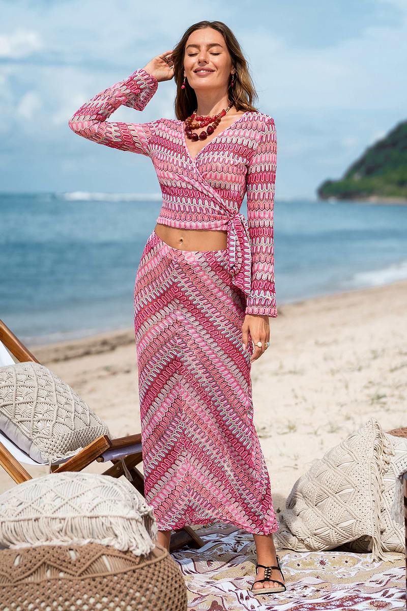 Feel It Out Abstract Maxi Sarong