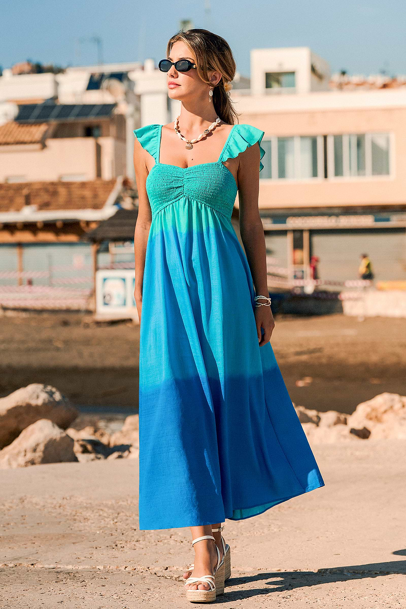 On a Journey Ombre Maxi Dress