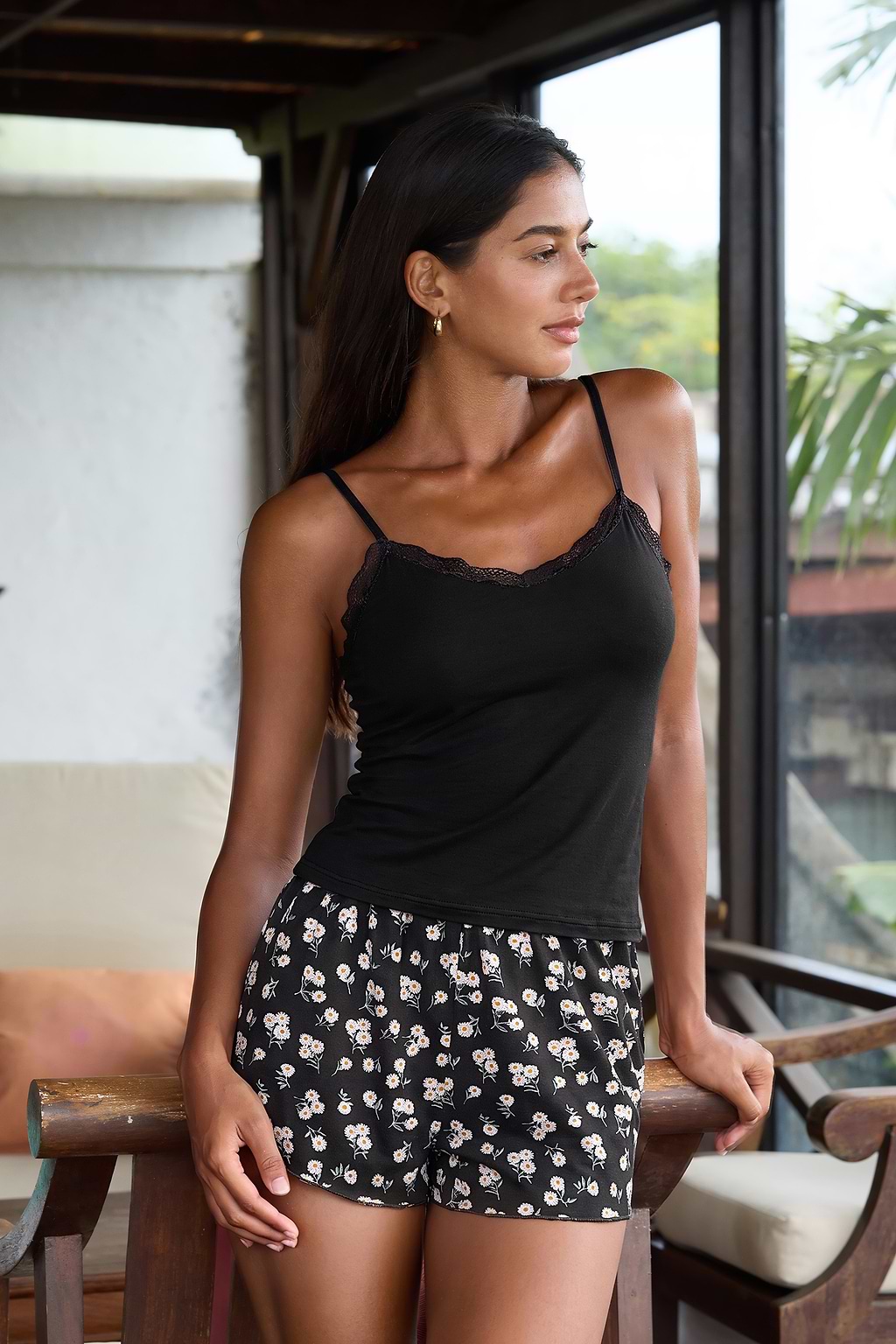 Goodnight Mood Floral Pajama Set