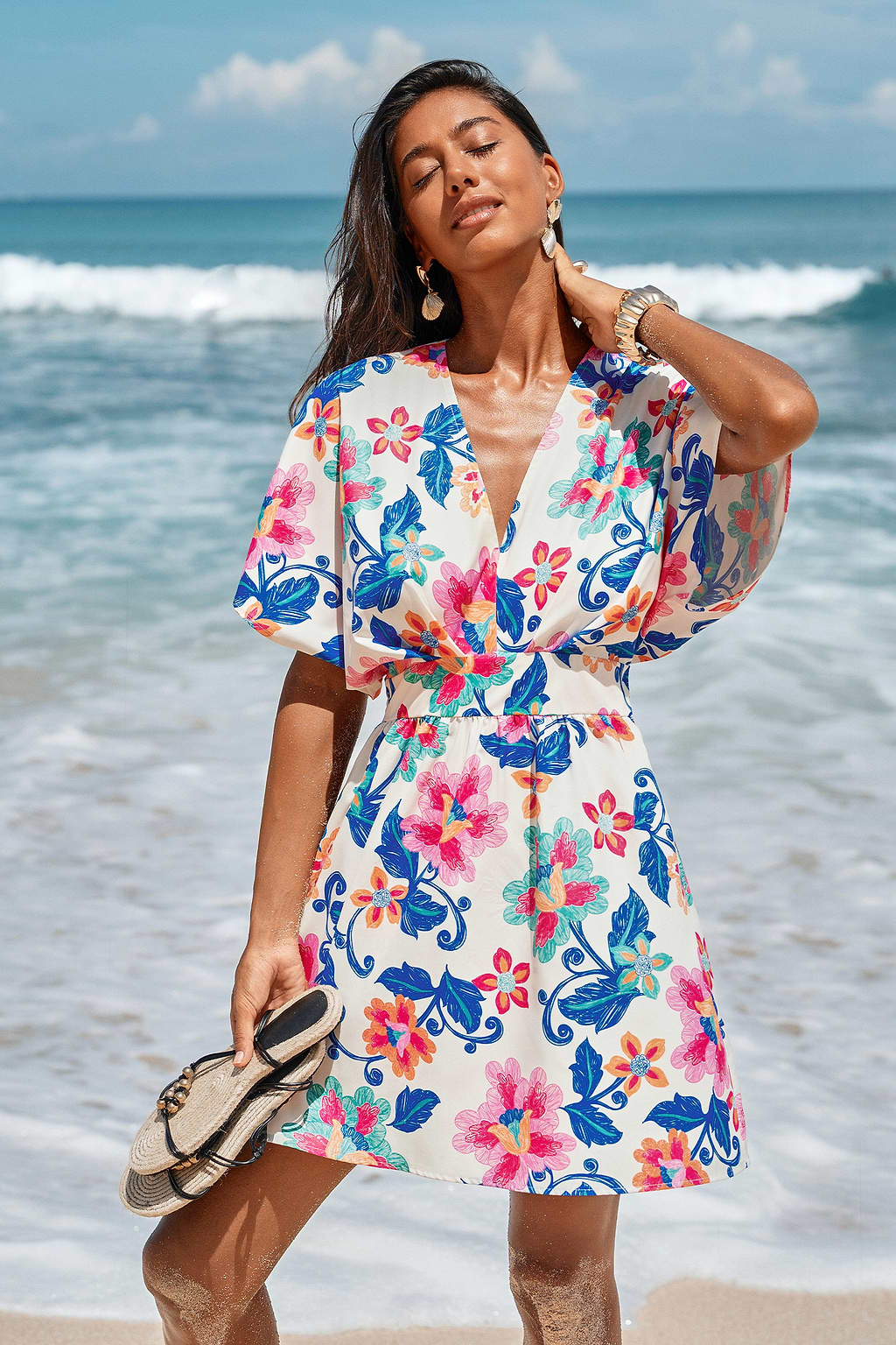 Just Because Floral Mini Dress