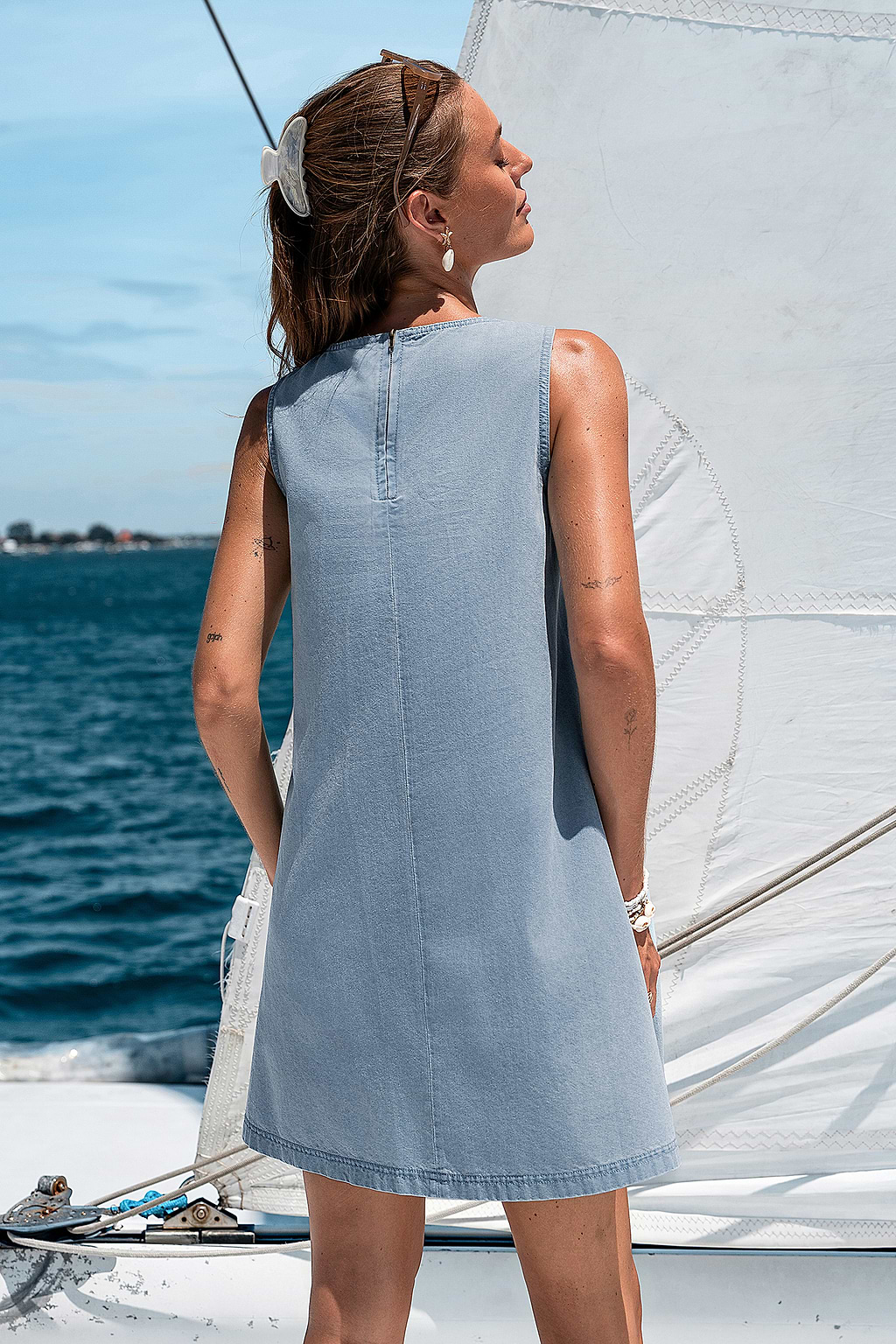 Big Imagination Denim Mini Dress