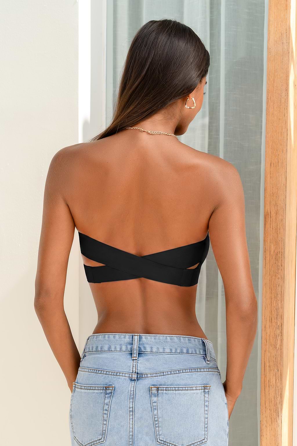 Just Between Us Black Bra