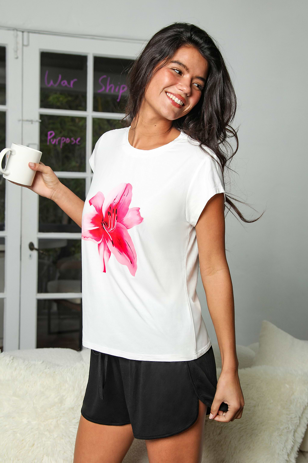 Pillow Talking Floral Pajama Set