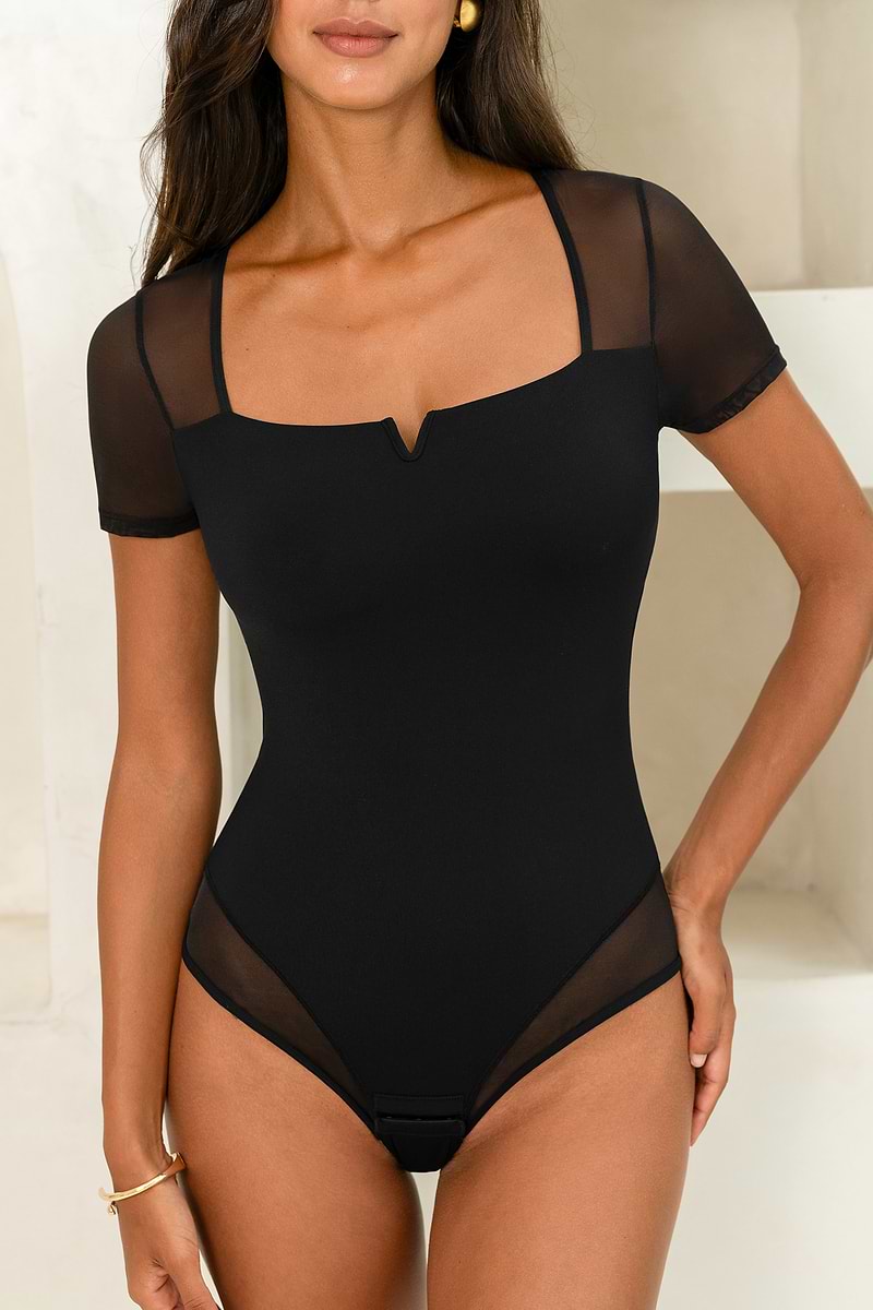 Pretty Loud Black Shapewear Bodysuit