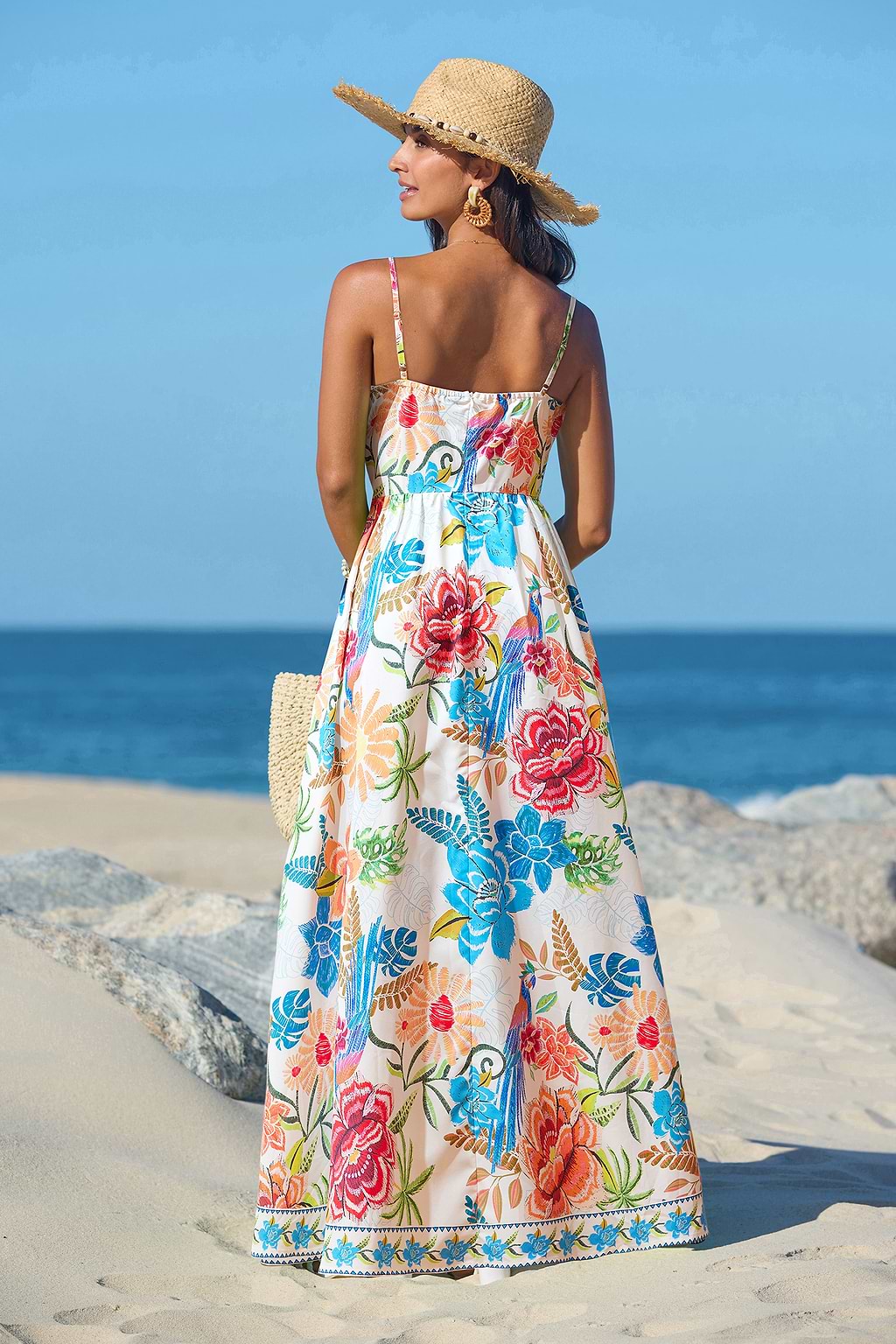 Big Energy Tropical Maxi Dress