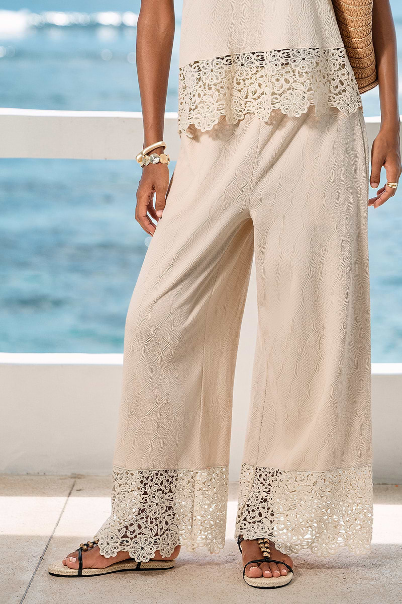 Pantaloni beige sabbia