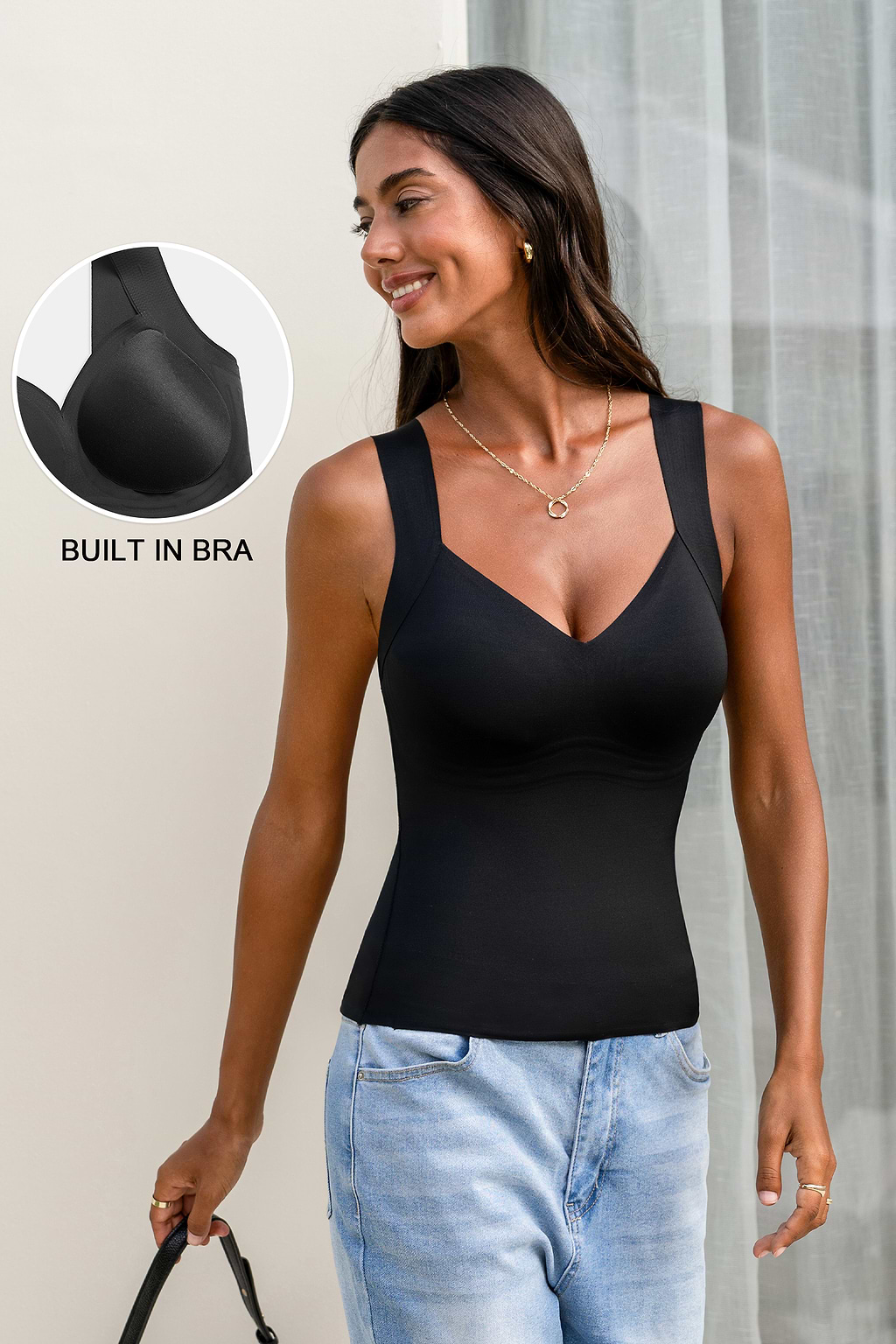 Call Time Black Shapewear Top