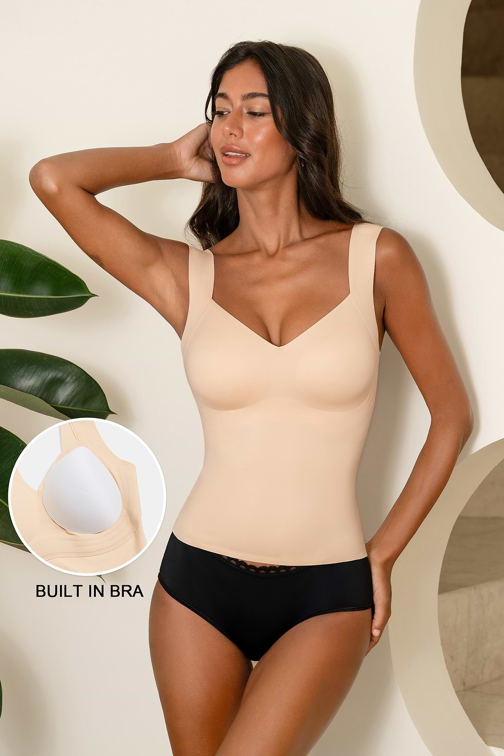 Call Time Nude Shapewear Top