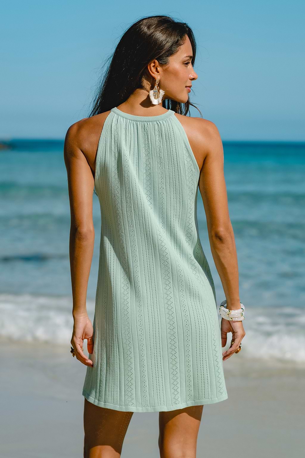 Mint Tonic Green Mini Dress