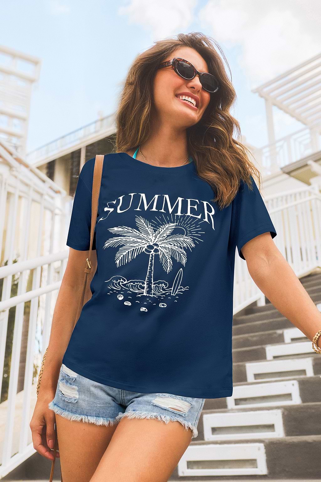 Orlando zomer T-shirt met grafische print