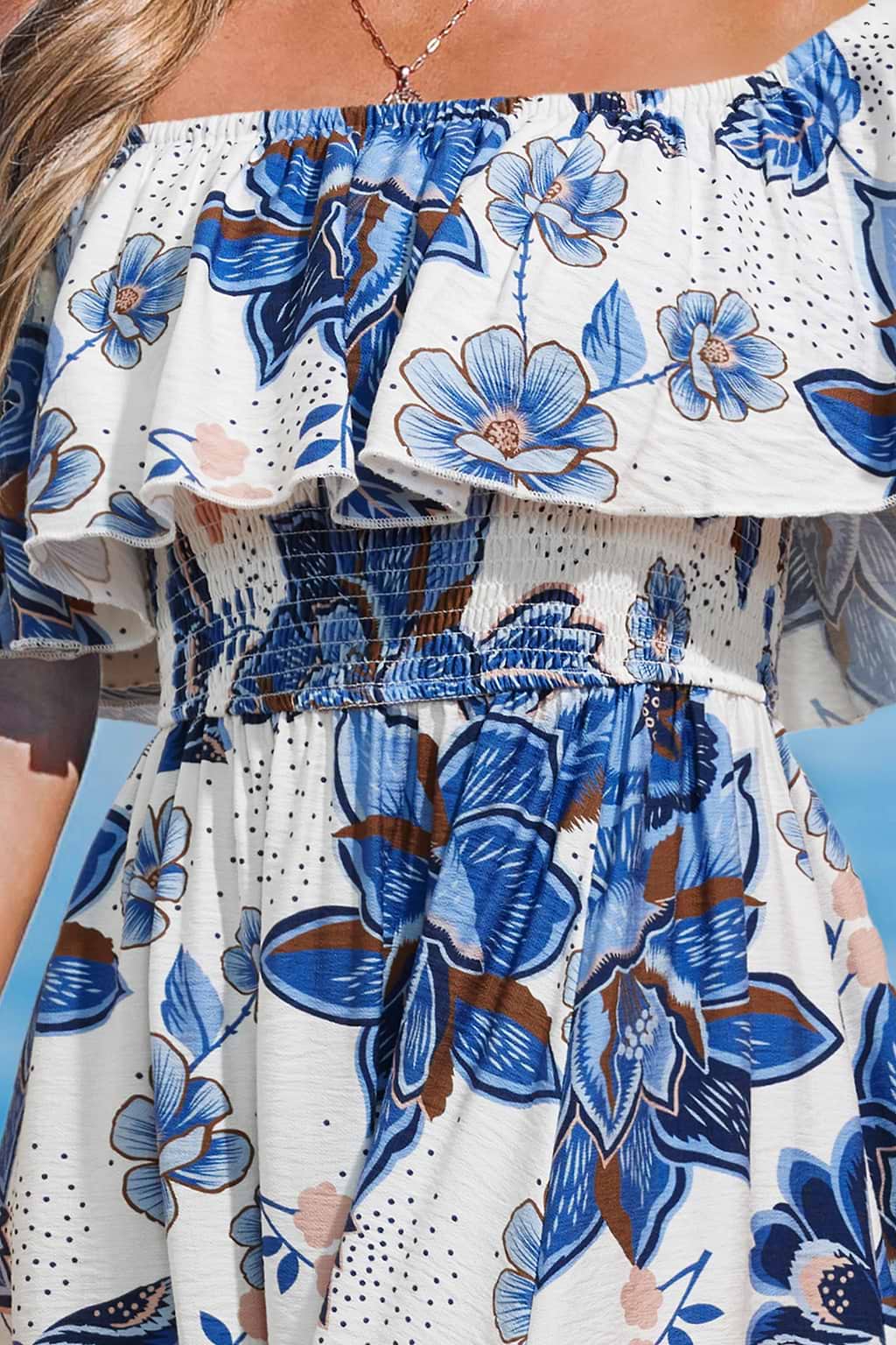 Chasing Sunsets Floral Maxi Dress