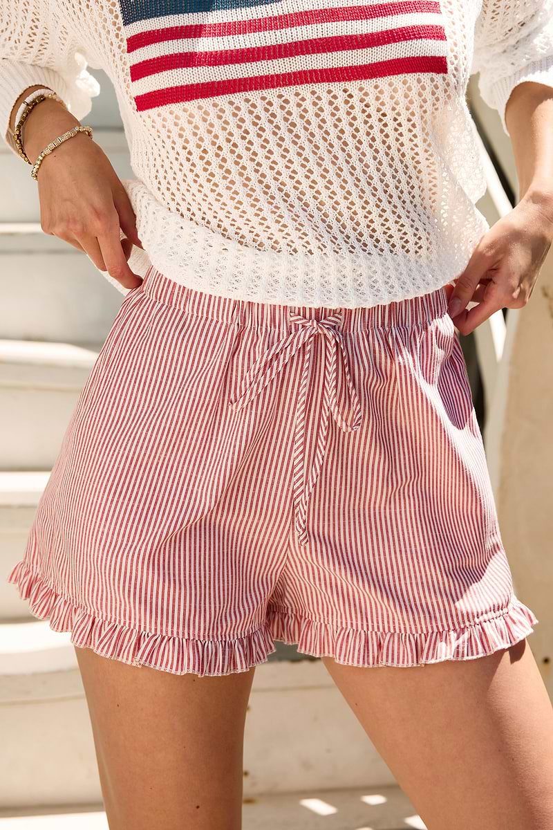 Calm & Collected Striped Shorts