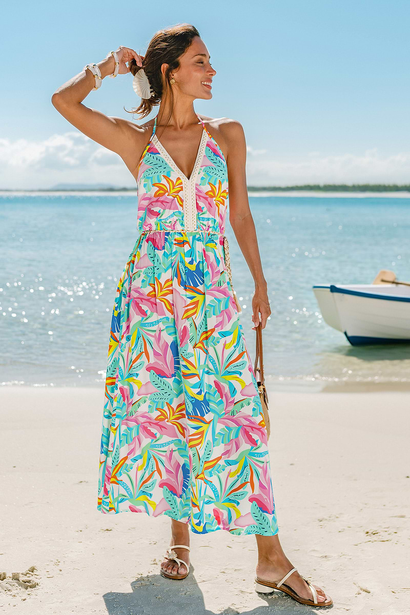 Beach State Tropical Maxi Dress