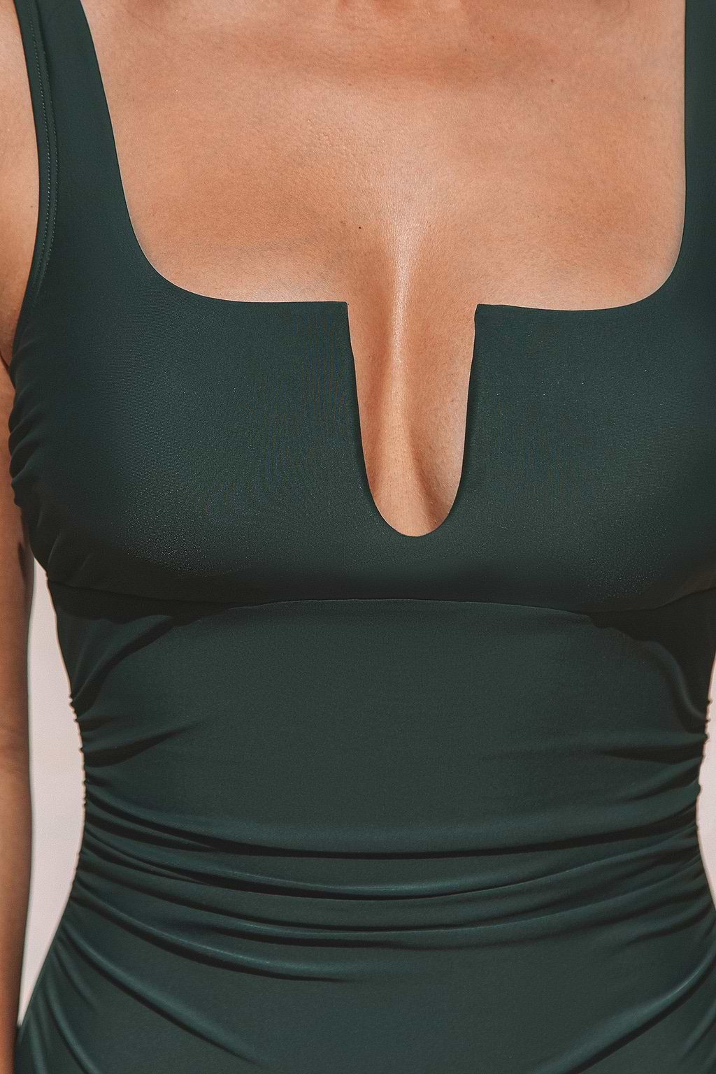 Olive Sands Tummy Control One-Piece Swimsuit