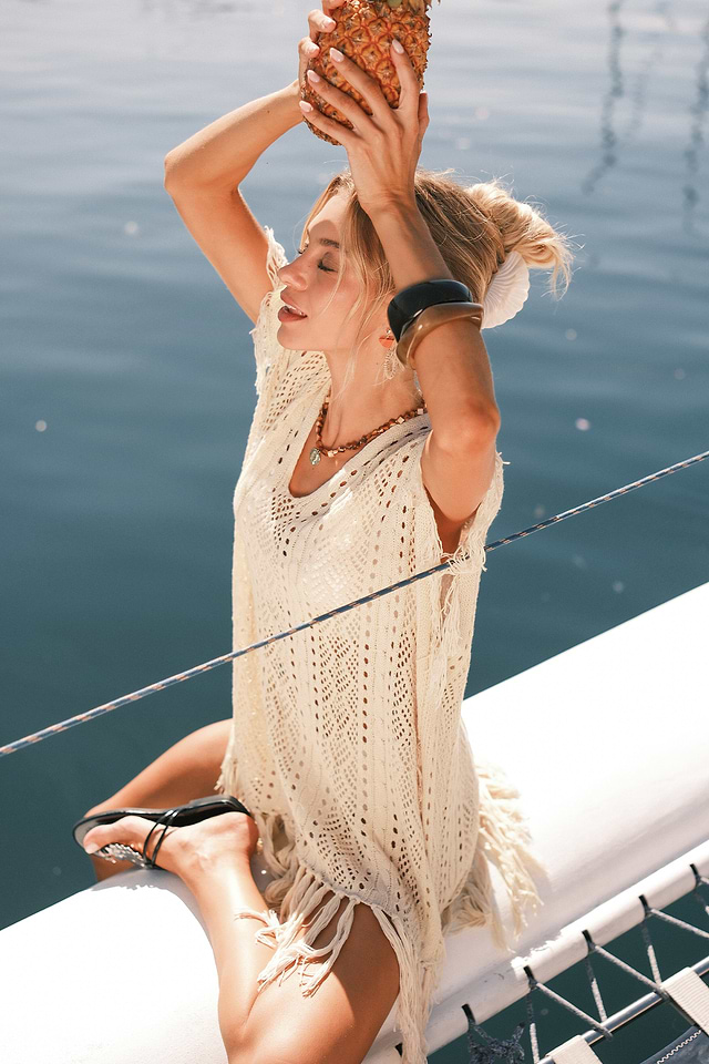 boho beige dress Gaya Dress Beige Thaluta