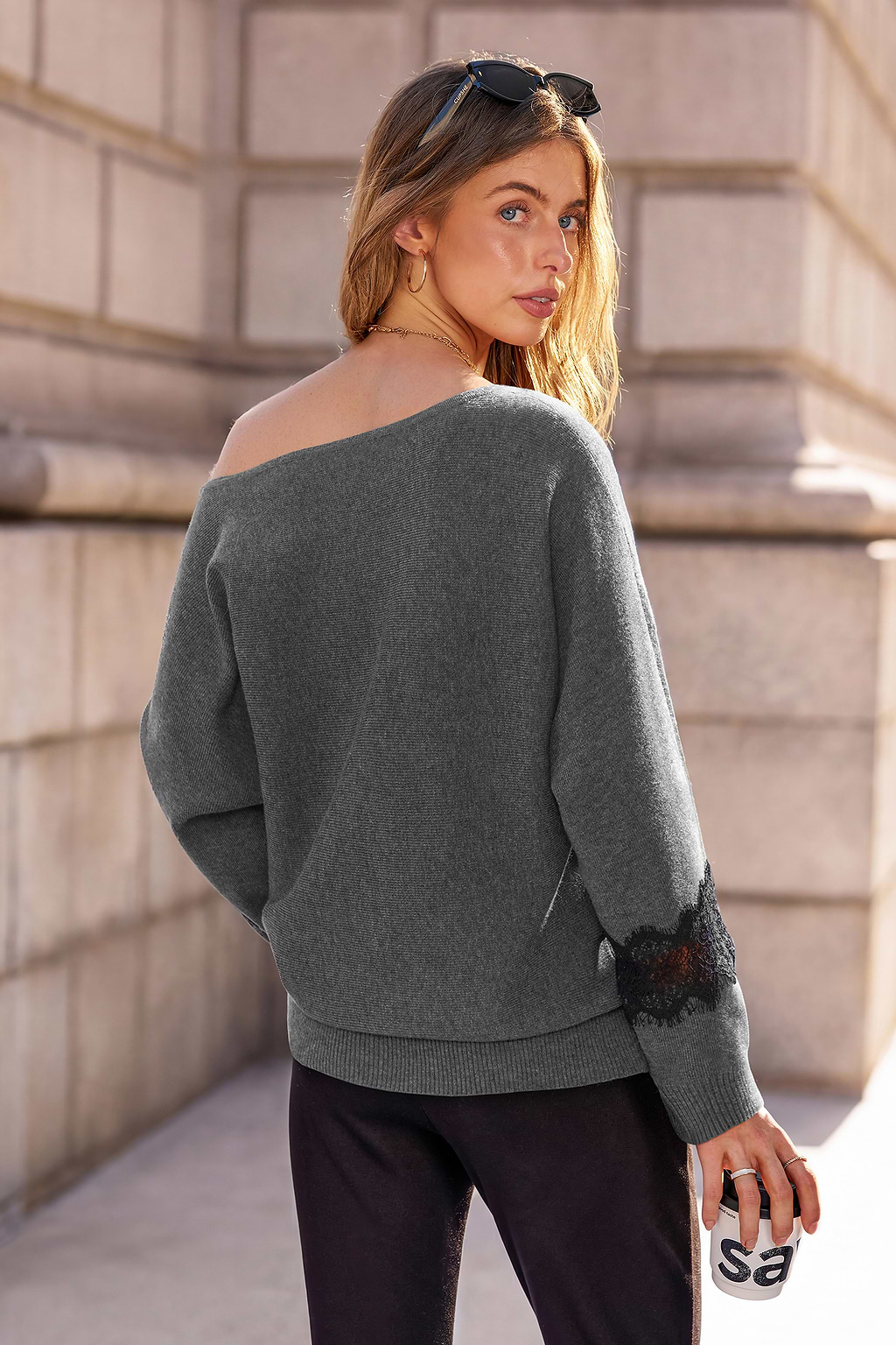 Ballet Class Grey Sweater