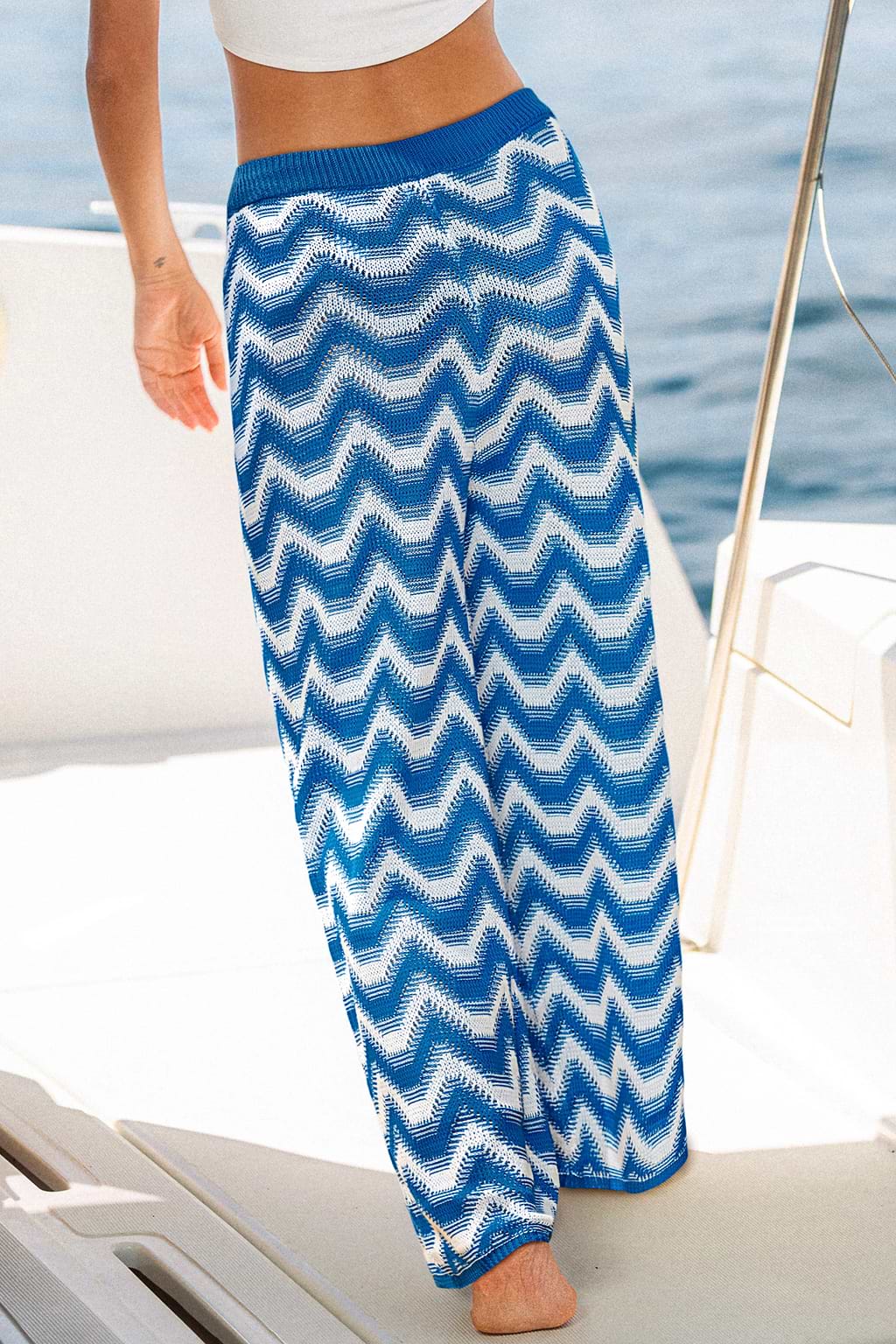 Halfway to Summer Chevron Pants