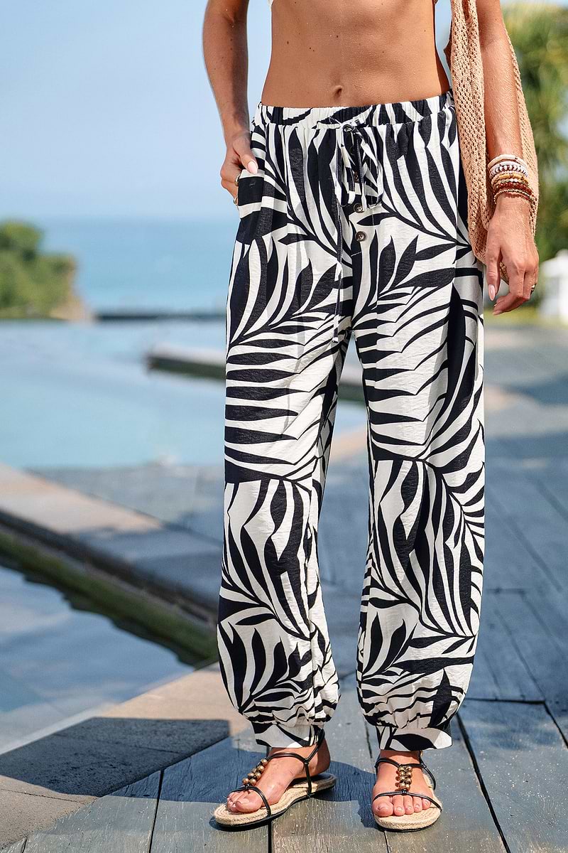 Nei dettagli Pantaloni tropicali
