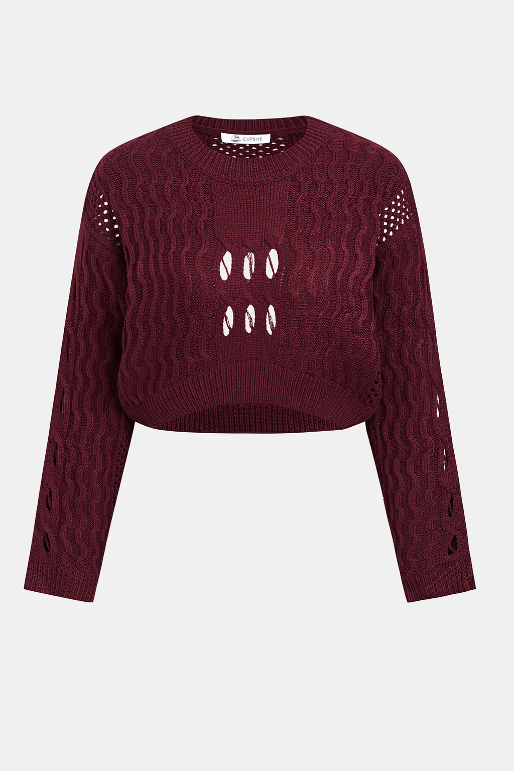 Cranberry Harvest Red Sweater