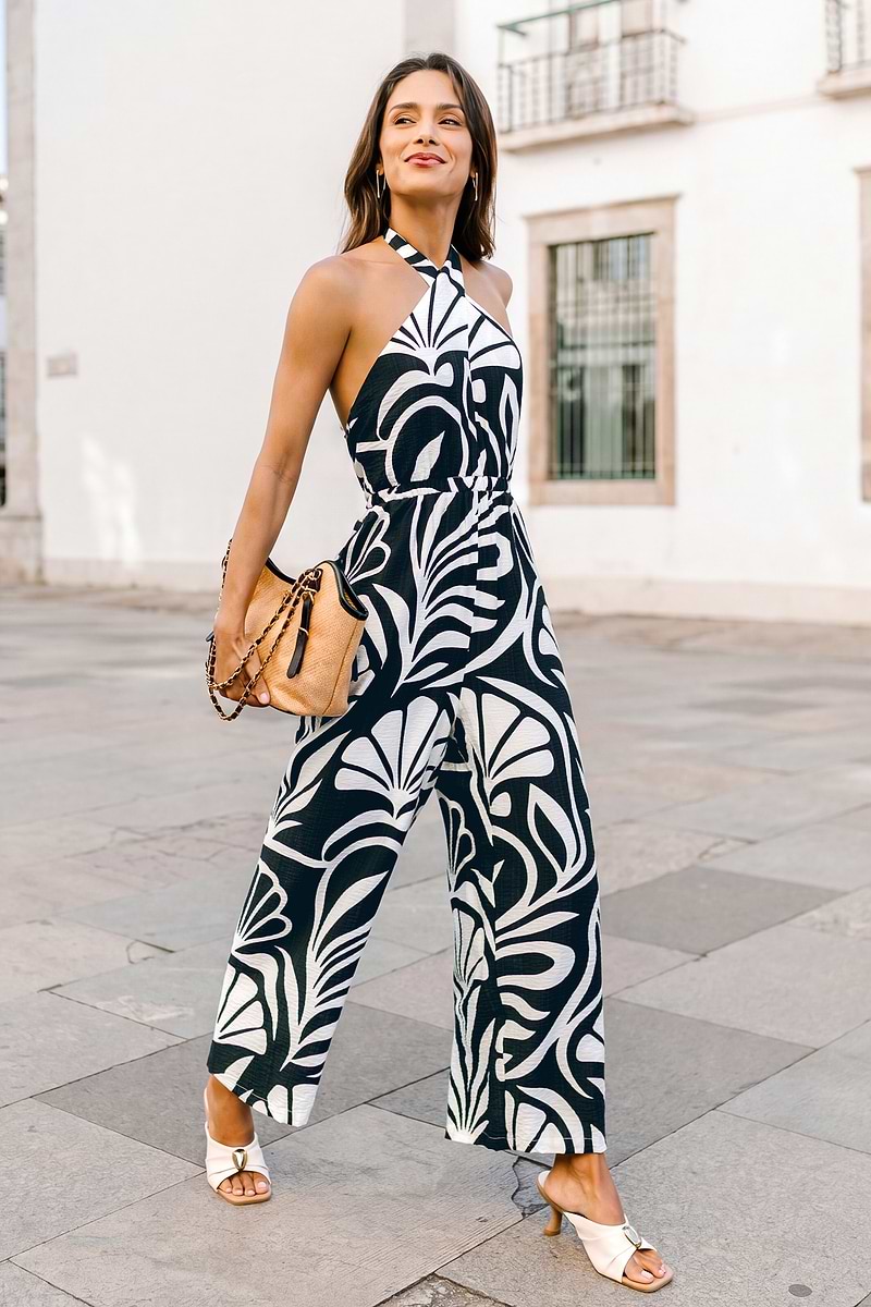 Dockside Drive Tropical Jumpsuit