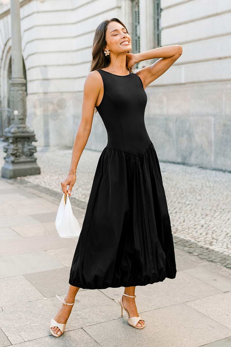 Holly Black Maxi Dress
