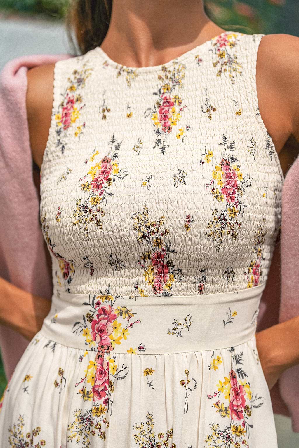 Fearless Floral Midi Dress