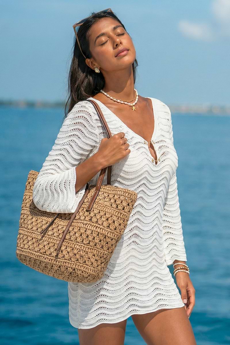 Only Way Straw Bag
