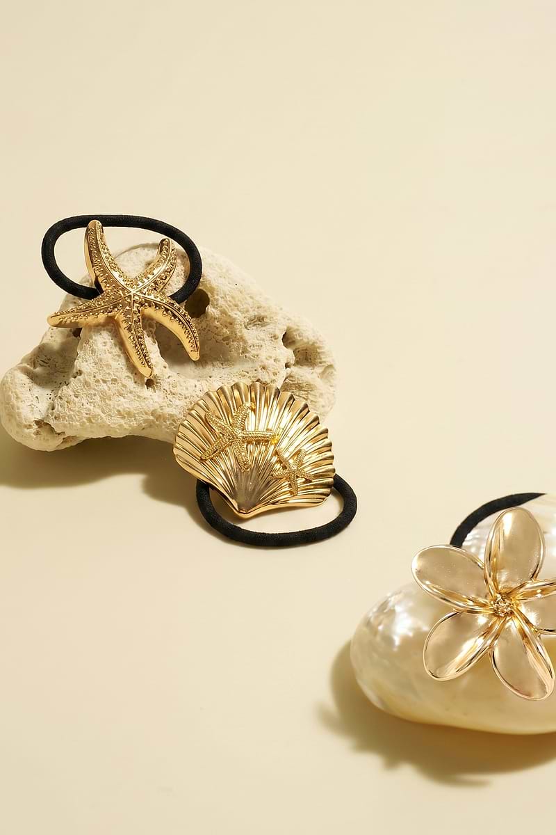 Nice Touch Gold-Tone Hair-Tie