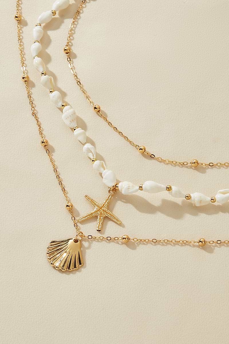 Tiny Treasures Gold-Tone Necklace Set