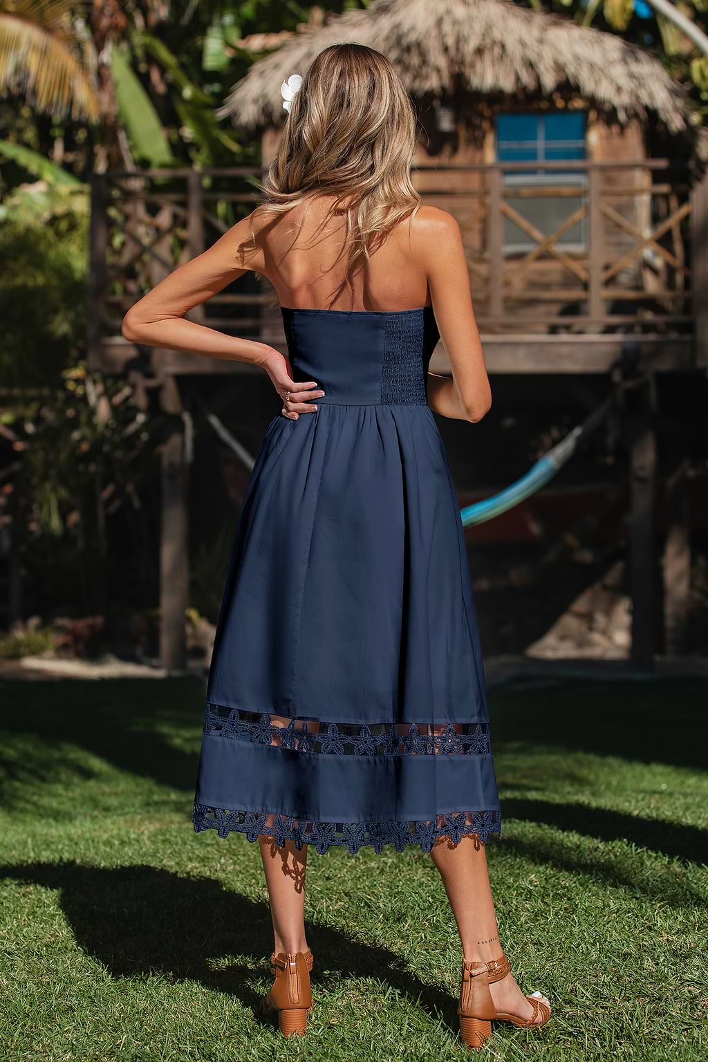 Summer Dream Blue Midi Dress