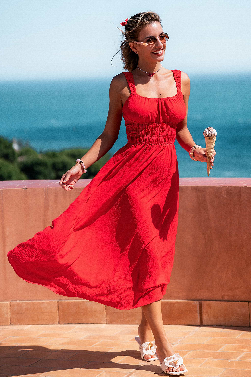 Maiden Red Maxi Dress