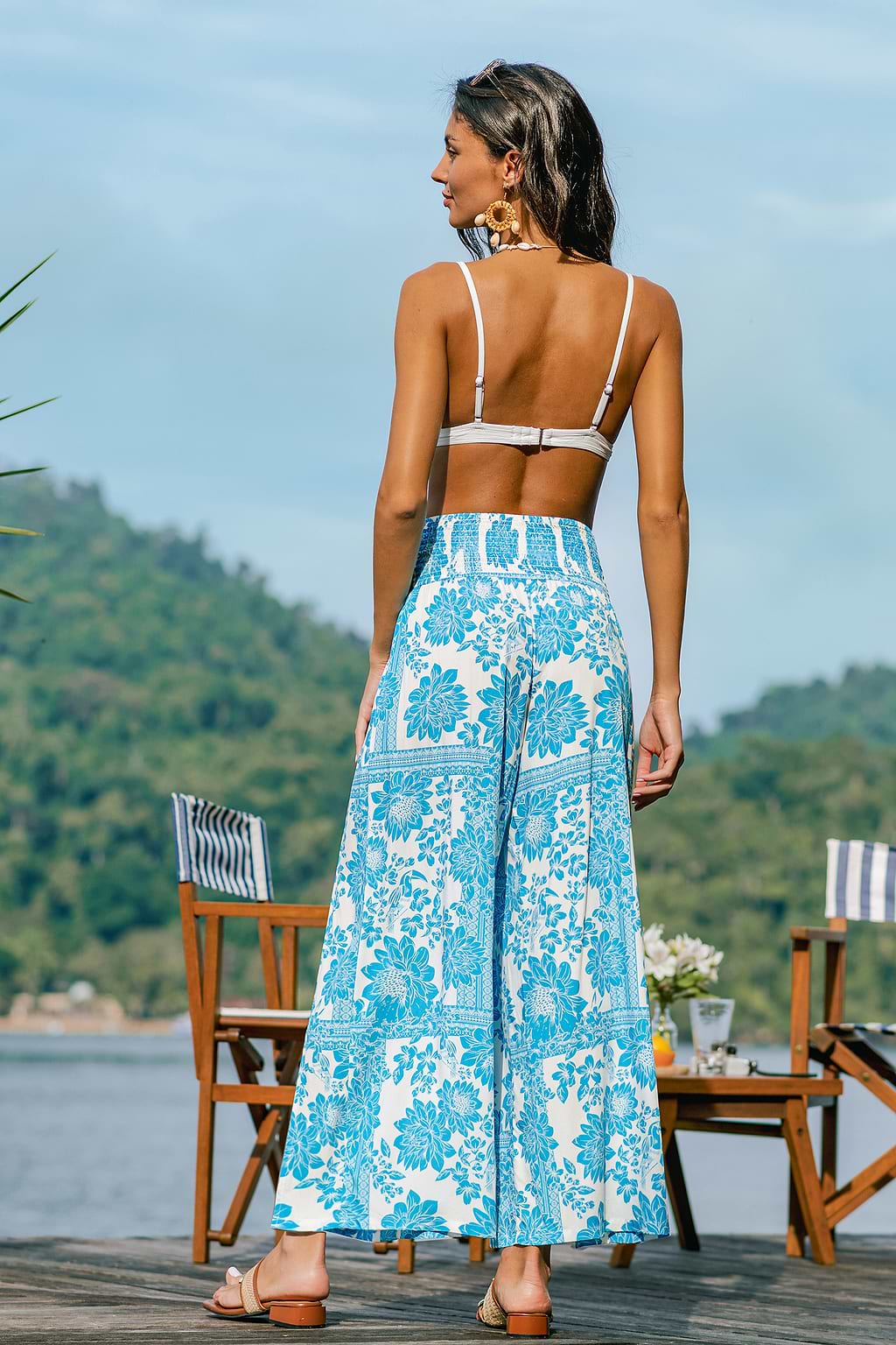 Mindfulness Floral Cover-Up Pants