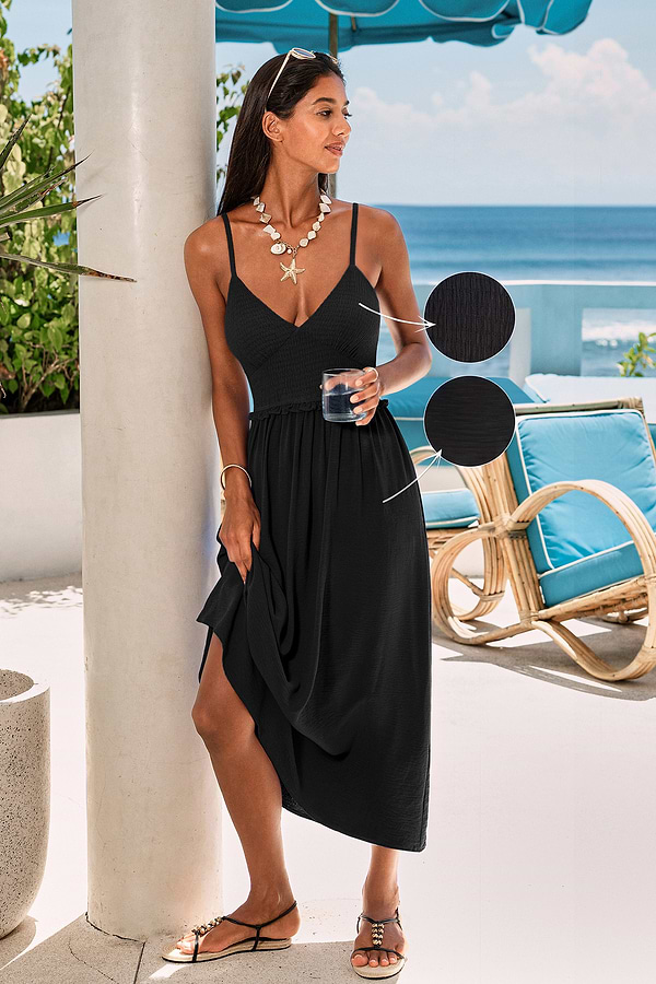 Flowy Button-Up T-Shirt Midi Dress