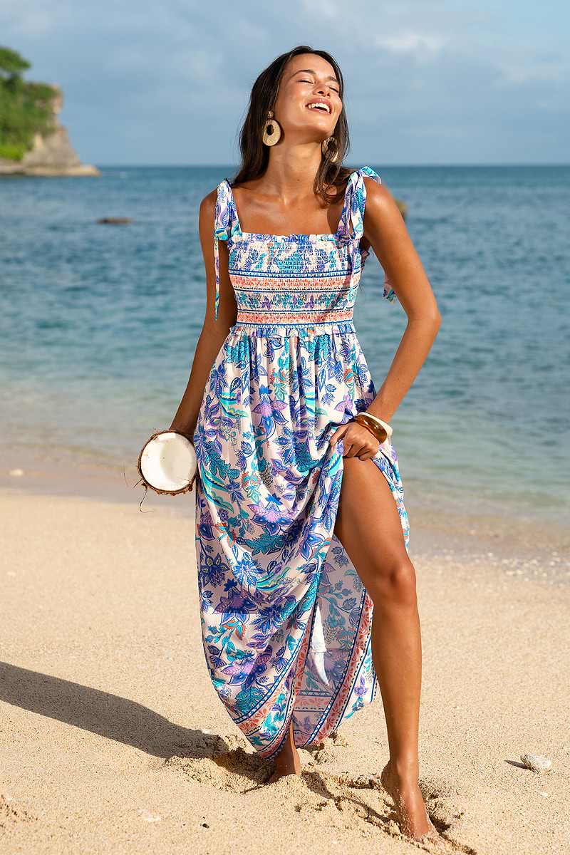 Picture Perfect Floral Maxi Dress