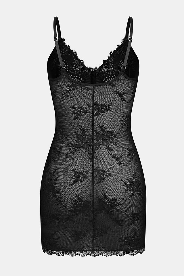 dior galliano black lace bow mini slip dress Christian Dior by John Galliano Black Lace Bows Mini Slip Dress, F/W 1998