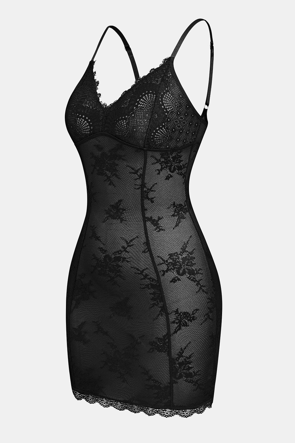 Contour Club Black Shapewear Mini Dress